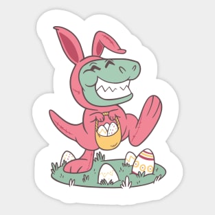 Easter t rex Sticker